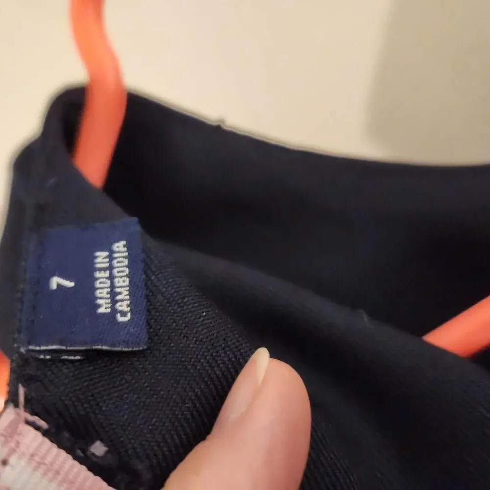 Izod Navy Catholic Parochial School Uniform Dress Sz 6